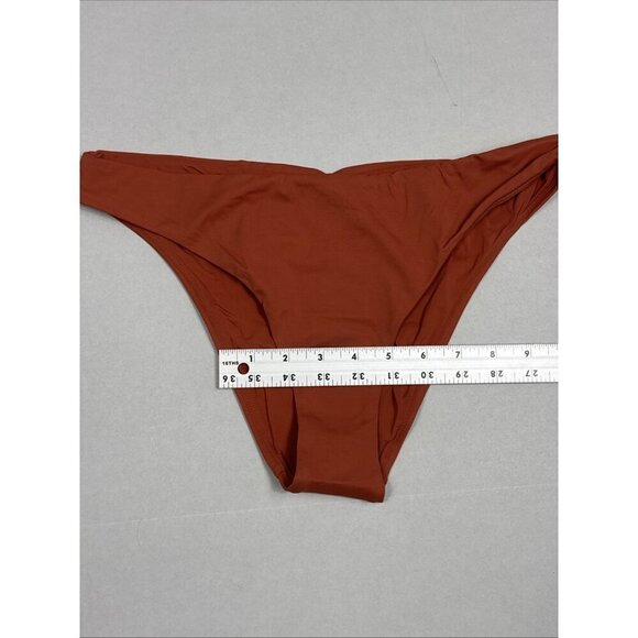 Andie Women's M Symi Hipster Swim Bottom Cedar Back Ruching NWT 9574 - Picture 4 of 16